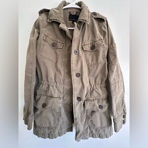 Banana Republic Olive Green Military Style Jacket